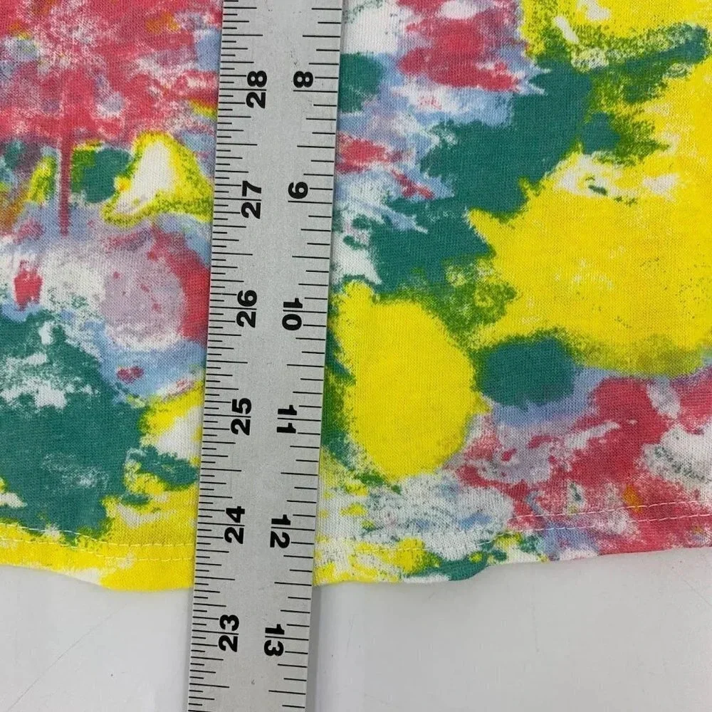 Harper Canyon Girls Tie Dye Floral Pullover Shoulder Tie Dress Size 2‎ NWT
